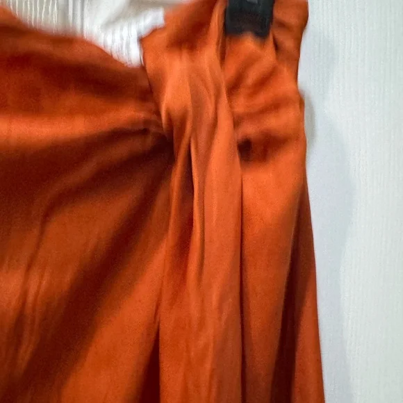 Topshop Burnt Orange Maxi Skirt - Picture 2 of 6